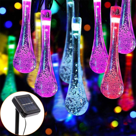 Luz solar lagrimas gota