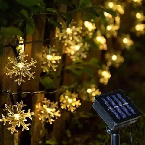 Luz solar copo de nieve