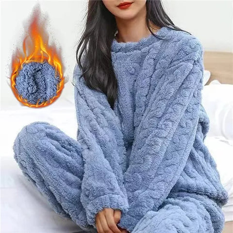 Pijama Trenzado Polar
