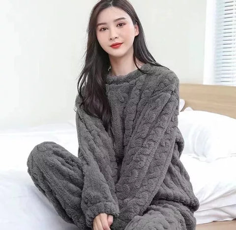 Pijama Trenzado Polar