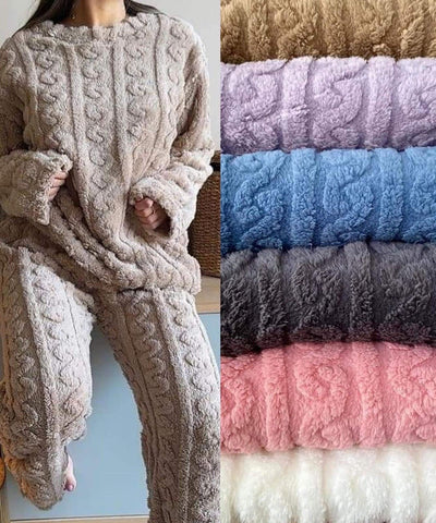 Pijama Trenzado Polar