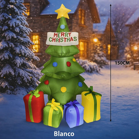 Arbol navideño inflable