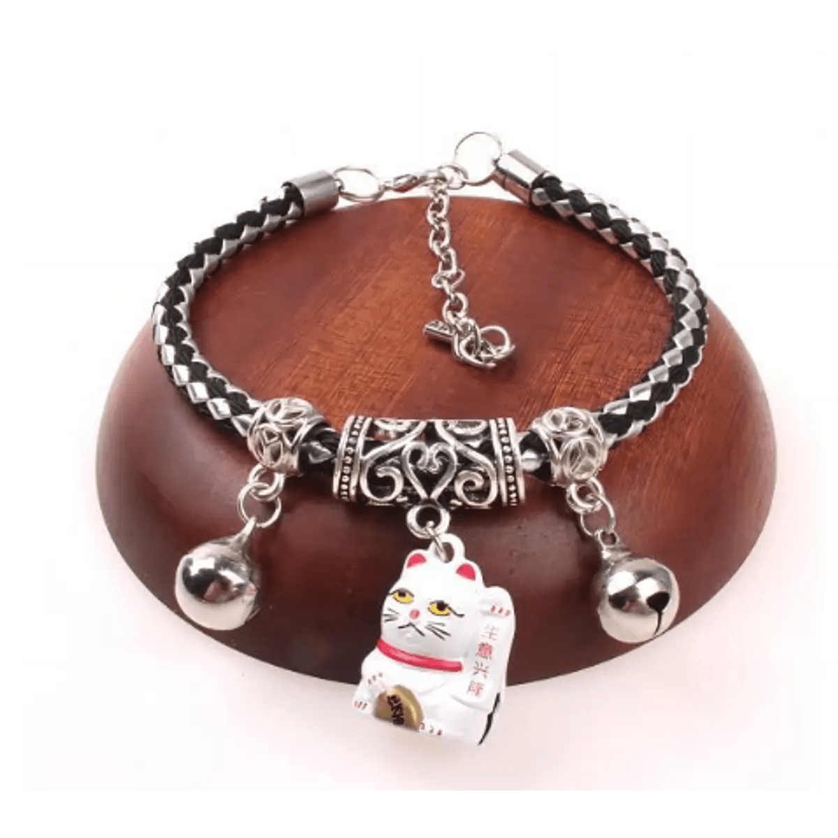 Collar para gatos de gato de la suerte