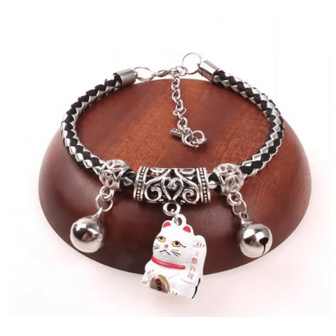 Collar para gatos de gato de la suerte