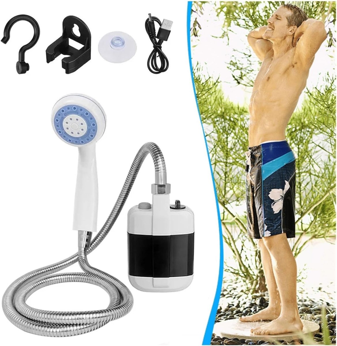 Ducha de camping emergencia