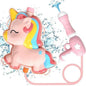 Mochila lanza agua unicornio