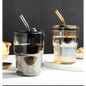 Taza de vidrio para té