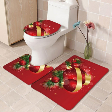 Set de baño navideño